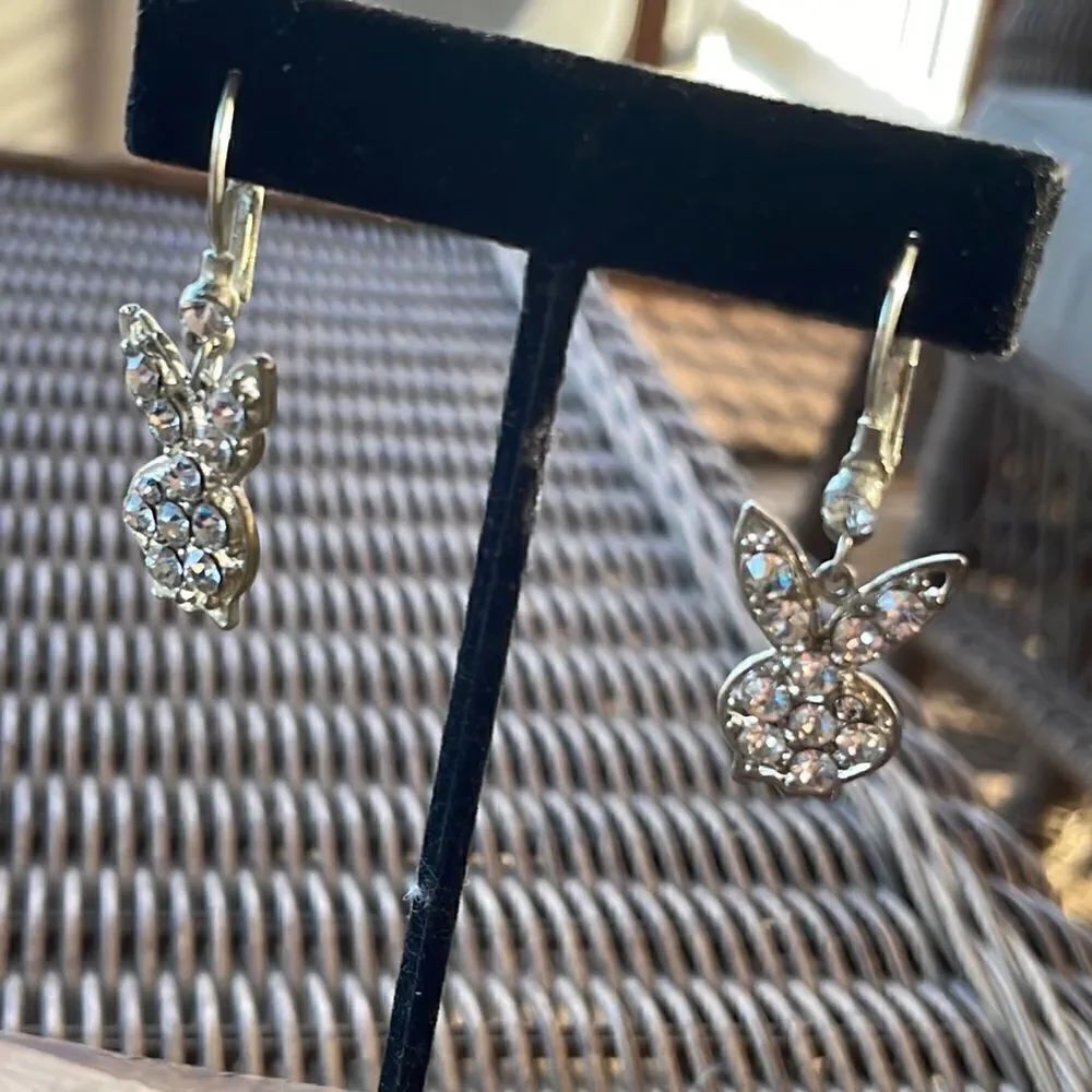 Playboy Bunny Rhinestone Dangles